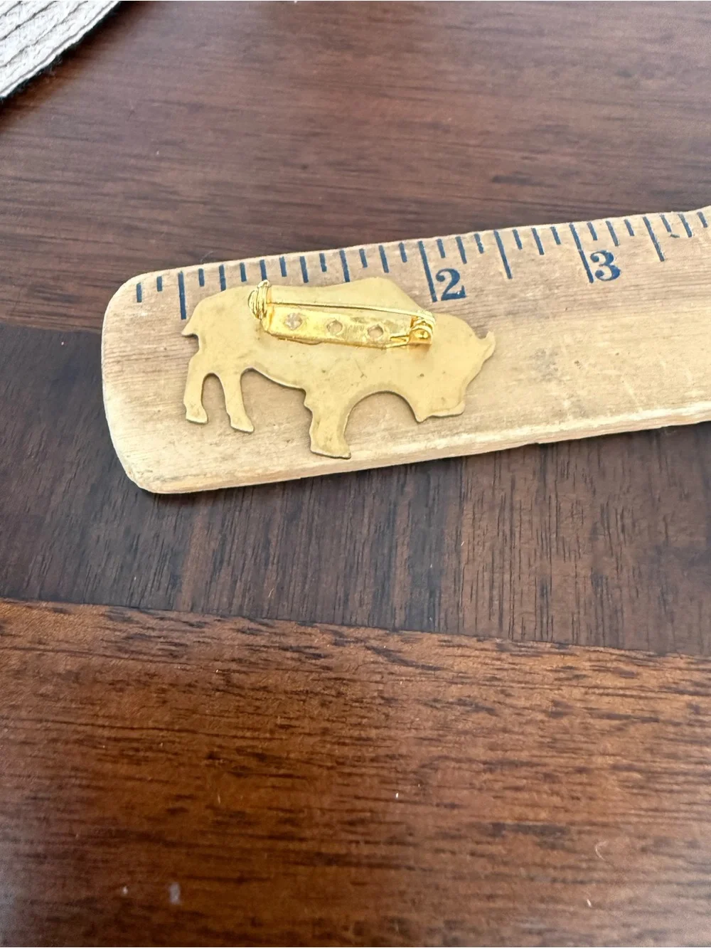 Vintage Bull Brooch